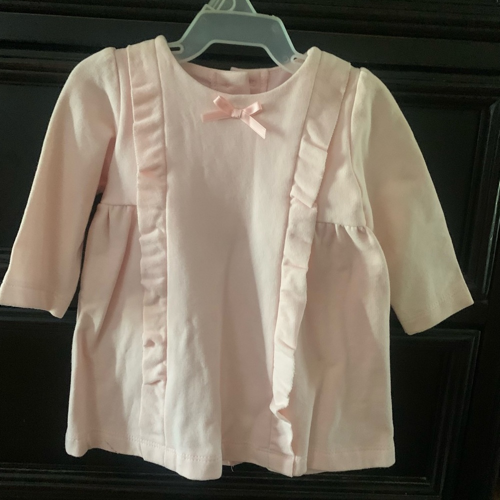 Charming Pink Ruffled Kids Dress